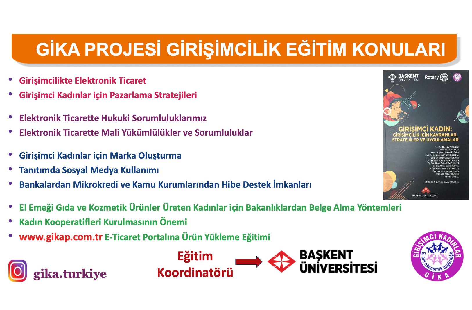 Gika Eğitim Konuları